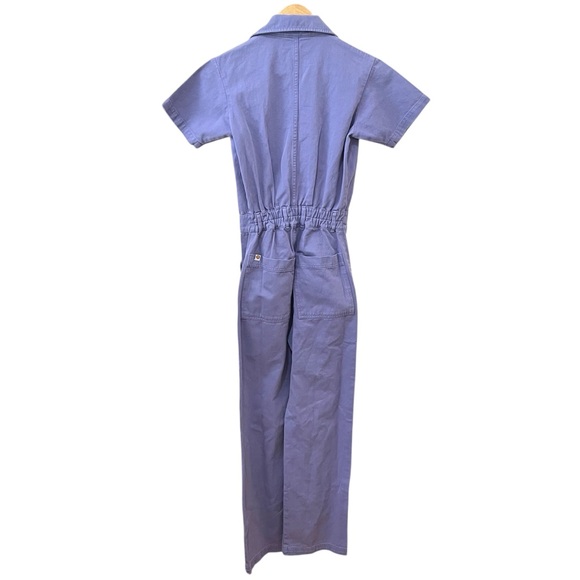 NEW Big Bud Press Short Sleeve Jumpsuit Worksuit Light Purple Size XXS - Picture 3 of 8